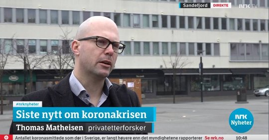 Privatetterforsker Thomas Mathiesen i Etterforsker1 på NRK Nyheter.